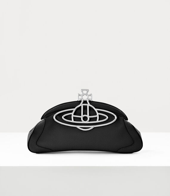 Vivienne Westwood Amber Clutch in BLACK